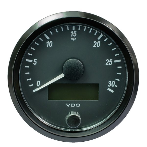 Vdo SingleViu 80mm (3-1/8") Speedometer - 30 MPH A2C3832880030